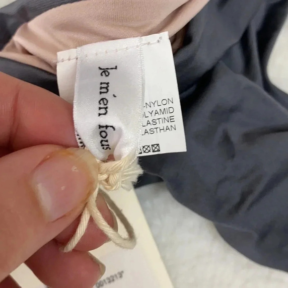 Je M’en Fous Italian Gray Cheeky thong cheeky bikini bottoms - Picture 8 of 10